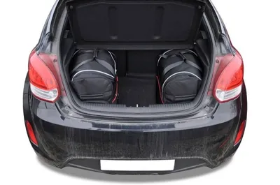 Produktbild von Hyundai Veloster Coupe 2011-2014 Kofferraumtaschen Set 3 Stk
