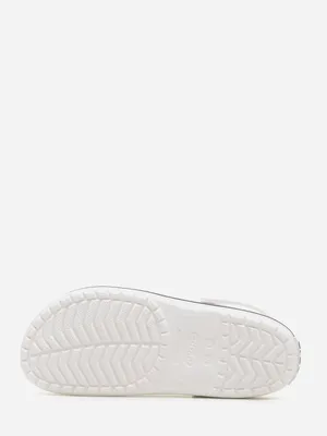 Produktbild von Crocs Crocband Clog Weiß / Schwarz - Pantoletten - 11016-100