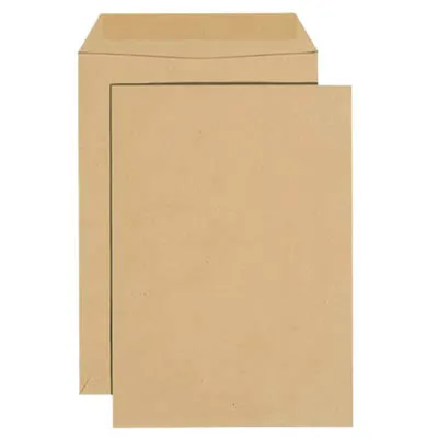 Produktbild von MAILmedia Versandtaschen DIN C4 ohne Fenster braun 50 St.