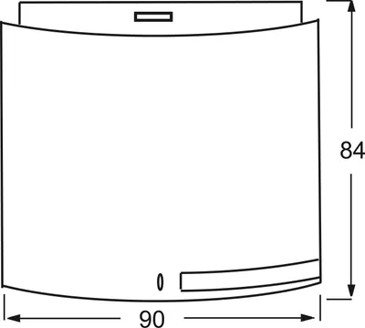 Produktbild von BUSCH-JAEGER Bedienelement 1/2fach MF/IR