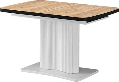 Produktbild von Esstisch Vicco Fenaro Goldkraft Eiche/Weiß 120 x 80 cm ausziehbar, Model 58007