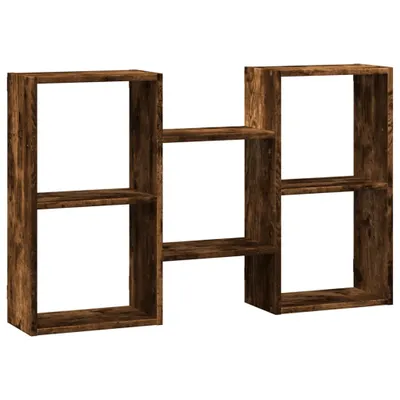 Zdjęcie produktu dla vidaXL Półka ścienna z dębu wędzonego 96x18x60 cm Materiał drewnopochodny
