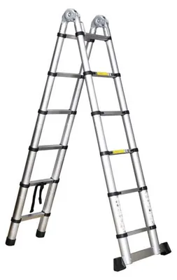 Produktbild von Levior Teleskop-Klappleiter 3,8 m