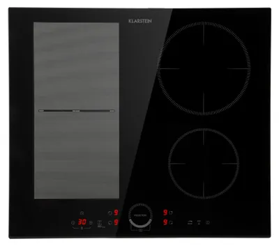 Image de Klarstein Plaque Induction 7000W, Plaque de Cuisson Electrique à Induction, Plaque Induction Encastrées 4 Feux, Tables de Cuisson Encastrable, Contrôle Tactile, Rechaud Electrique pour la Cuisine