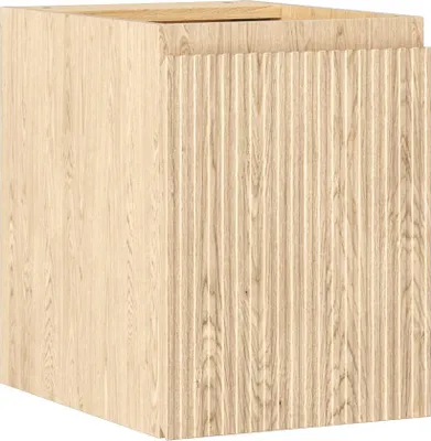 Obrázok produktu pre Mexen Rivel kúpeľňová skrinka 35 cm, 1 dvierka, drážkovaná, dub - 91A21-03547-1-BF81