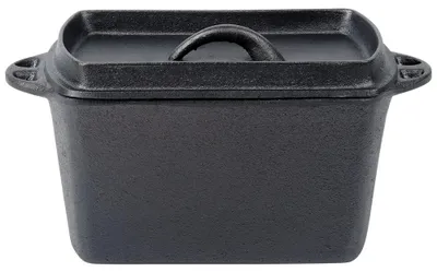 Image de Moule à pain CAST LINE - Avec couvercle en fonte - 27 cm - 2 litres - Noir