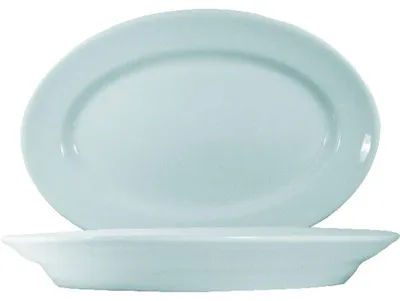 Image de Tivoli, assiette ovale blanche, 38 cm, lot de 6