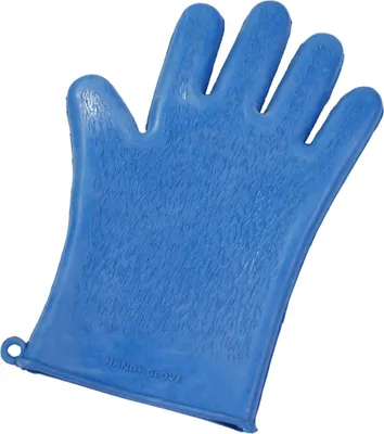 Produktbild von EQuest Waschhandschuh für die Pferdepflege - Blau