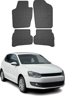 Image de 2009-2017 VW Polo Fußmatten Gummi Schwarz 4 tlg
