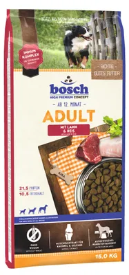 Obrázek produktu pro Bosch 52080015, Dospělý jedinec, Jehněcí, Rýže, 15 kg