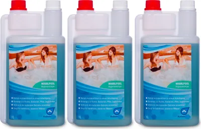 Produktbild von KaiserRein 3 x1 L (3 L) Whirlpool Desinfektionsmittel für die zuverlässige Wasserpflege I Whirlpool Reiniger Desinfektion I Whirlpoolreiniger, Poolreiniger