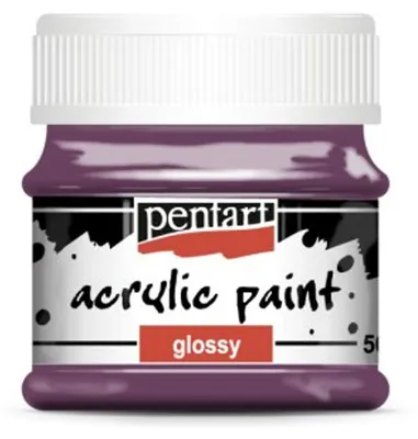 Produktbild von PENTART Acrylfarbe, glänzend, 50 ml, DUNKELVIOLETT