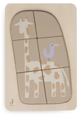 Produktbild von Puzzle aus Holz Jungle Jambo - Giraffe