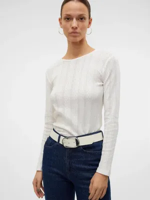 Produktbild von Vero Moda VMLISA Top, Tank Top, Erwachsener, Weiblich, Weiß, White / Snow White, Einfarbig