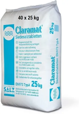 Produktbild von 40x Claramat® Siedesalztabletten | Sack (25 kg) - B0CVQBG4LL