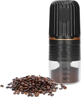 Produktbild von BROWIN Elektrische Kaffeemühle, Kaffeebohnenmühle, Kaffee Grinder Mahlwerk