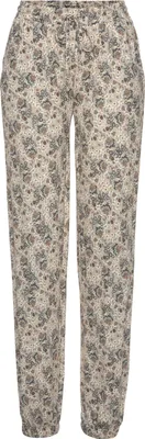 Produktbild von VIVANCE Jerseyhose aus bequemer Viskose beige-bedruckt Größe 44