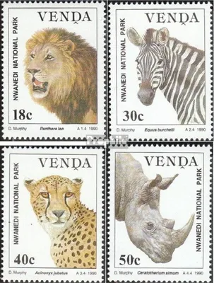 Produktbild von Briefmarken Südafrika - Venda 1990 Mi 200y-203y (kompl.Ausg.) postfrisch Nwanedi-Nationalpark