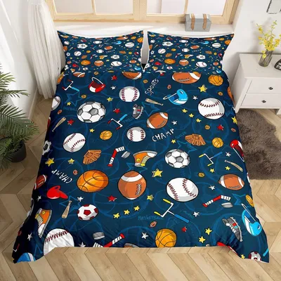 Produktbild von Bettwäsche-Set 135 x 200 cm, 3-teilig, mit Reißverschluss (1 Bettbezug, 2 Kissenbezüge à 80 x 80 cm), Bettbezug-S