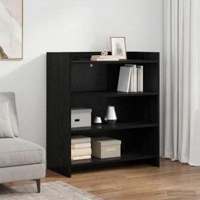 Produktbild von vidaXL Sideboard Schwarze Eiche 75 x 36 x 80 cm Holzwerkstoff