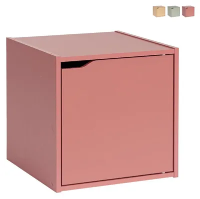 Produktbild von Wandregal Würfel mit Tür 35x35x35 cm Composite Pro YES - Rot