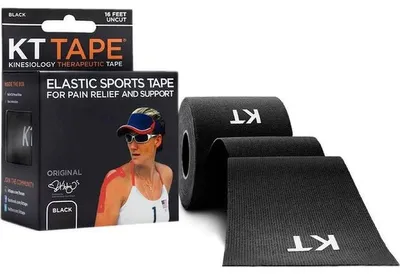 Image de KT Tape Original Uncut - Noir | Taille: ONE SIZE
