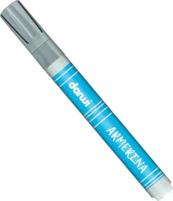 Obrázek produktu pro ARMERINA fixy na porcelán bez vypalování - Stříbrná 6 ml
