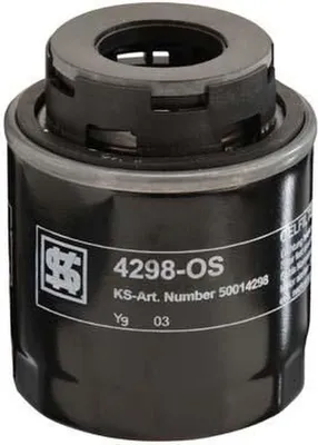 Imagen del producto de Filtro de aceite KOLBENSCHMIDT 50014298. Filtro de rosca para: VW GOLF VI (5K1), Golf V (1K1), TOURAN (1T1, 1T2), TIGUAN (5N), Passat Variant (3C5)