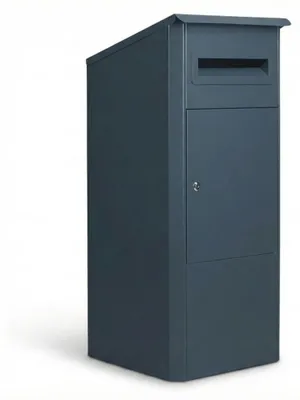 Productafbeelding van PakketPanda Multi Topbox - XXL Pakketbrievenbus met Briefvak - Grafietblauw