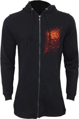 Imagen del producto de Sudadera con cremallera completa para mujer, estilo "pez" y color rosa quemado, de la marca Spiral