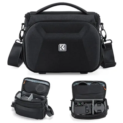 Produktbild von K&F CONCEPT Kameratasche, Hartschalen-Schutz Fototasche, Fotorucksack Klein
