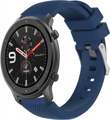 Produktbild von Strap-it Xiaomi Amazfit GTR Armband Silikon (Dunkelblau)