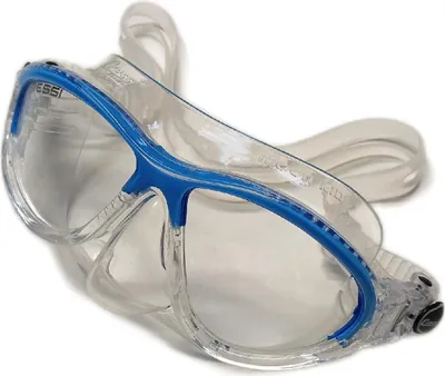 Produktbild von Cressi Moon Maske - Kinder Schwimmmaske - Clear/Blue Clear/Blue