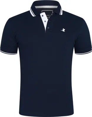 Produktbild von Rello & Reese Herren Poloshirt RRSALTILLO Herren Kurzarm Polo-Hemd T-Shirt in Piqué-Qualität