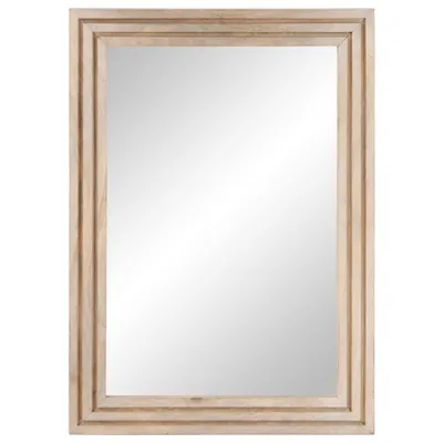 Produktbild von "WINTER SALE" Badspiegel 50x70cm Massivholz Mango und Glas - Badezimmerschränke NeuMöbel185992