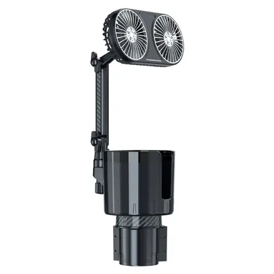Obrázek produktu pro Rozšiřovač držáku pohárku do auta, Držák pohárku do auta, Držák pohárku do auta, Ventilátor do auta, Přenosný ventilátor do auta, USB ventilátor do auta