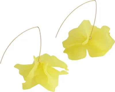 Produktbild von 1 Paar Blütenblatt Anhänger Tropfen Ohrringe Lange Stil Baumeln Ohrringe Frauen Piercing Haken Ohrringe Schmuck Geschenk