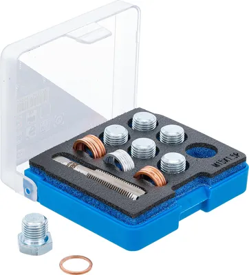 Image de BGS Kit de réparation pour filetage de vidange d'huile M15 x 1,5 mm - 157