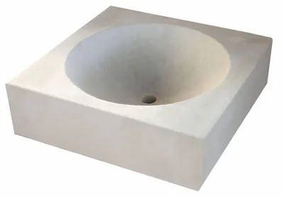 Image de Evier vasque béton – Couleur Champagne RAL 1733 – Pour extérieur