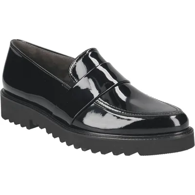 Produktbild von Paul Green Slipper & Mokassin 1037-004, Lack/Brush, Schwarz, Damen