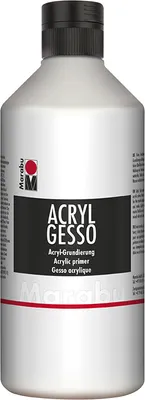 Produktbild von Marabu Acrylgrundierung "Acryl Gesso" 500 ml weiß