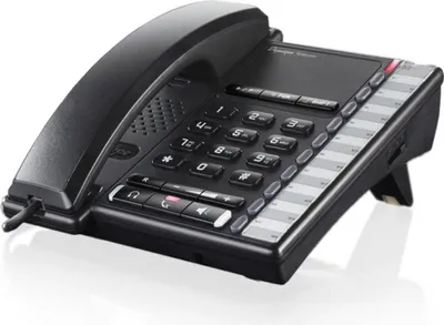 Obrázok produktu pre Depaepe Telecom Premium 200 IP telefón – kancelársky telefón s technológiou VoIP, stolný telefón, PABX