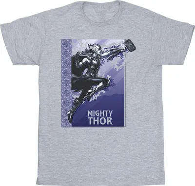Produktbild von Marvel - "Love And Thunder Mighty" T-Shirt für Herren BI52170 (XXL) (Grau)