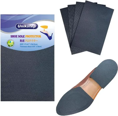 Imagen del producto de Protectores para la suela antideslizantes, paquete de 4 unidades, autoadhesivos, para zapatos
