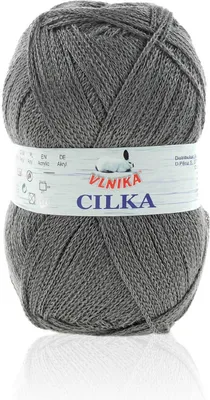 Produktbild von 100g Strickgarn CILKA by VLNIKA Klassikgarn Strickwolle Häkelgarn Sommergarn