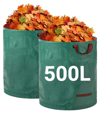 Produktbild von Velway Gartensack 2x500L Gartenabfallsack Laubsack Stabil Selbststehend