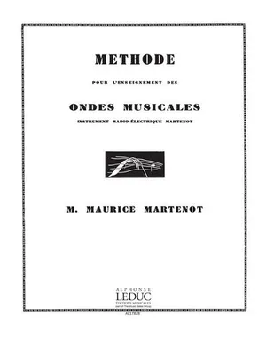 Produktbild von Méthode pour l' enseignement desondes musicales