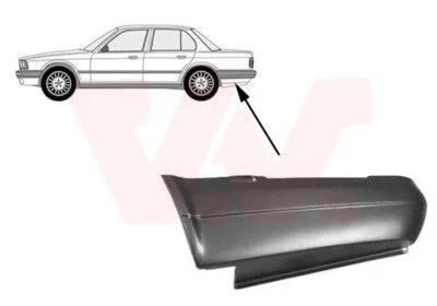 Obrázok produktu pre VAN WEZEL Zadný ľavý bočný panel pre BMW 3