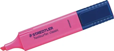 Obrázok produktu pre Staedtler 364-23, 1 kusov, Ružová, Hrot dláta, Modrá, Ružová, Polypropylén (PP), 1 mm