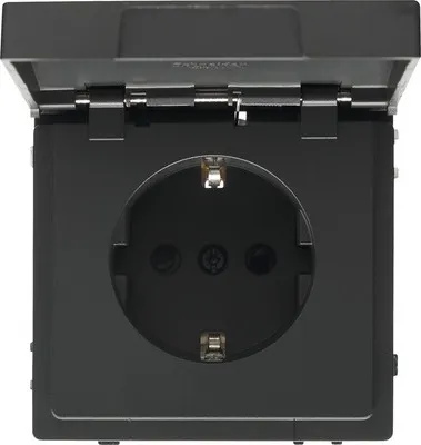 Produktbild von Gira SCHUKO-Steckdose QuickFlex anthrazit, 1 Stk.